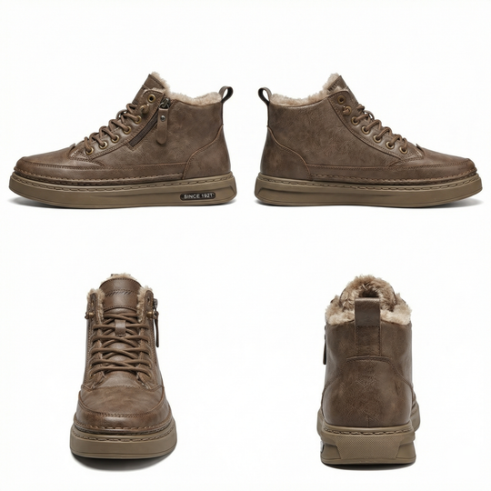 EB | Herren Schneestiefel mit warmem Baumwollfutter und rutschfester Sohle
