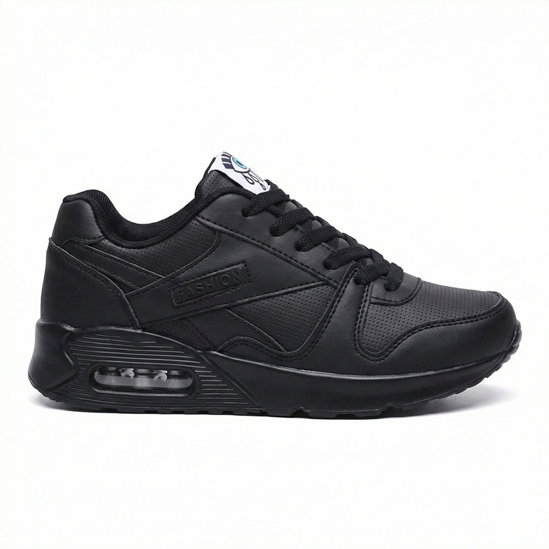 EB | Pu Orthopädische Damen Sneaker mit Schwarzem Augenprint