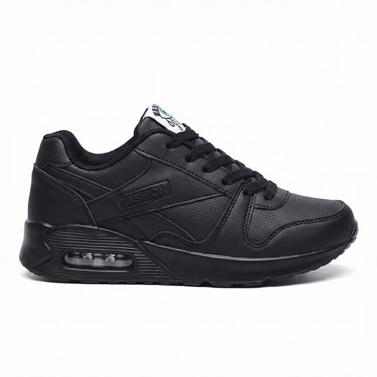EB | Pu Orthopädische Damen Sneaker mit Schwarzem Augenprint