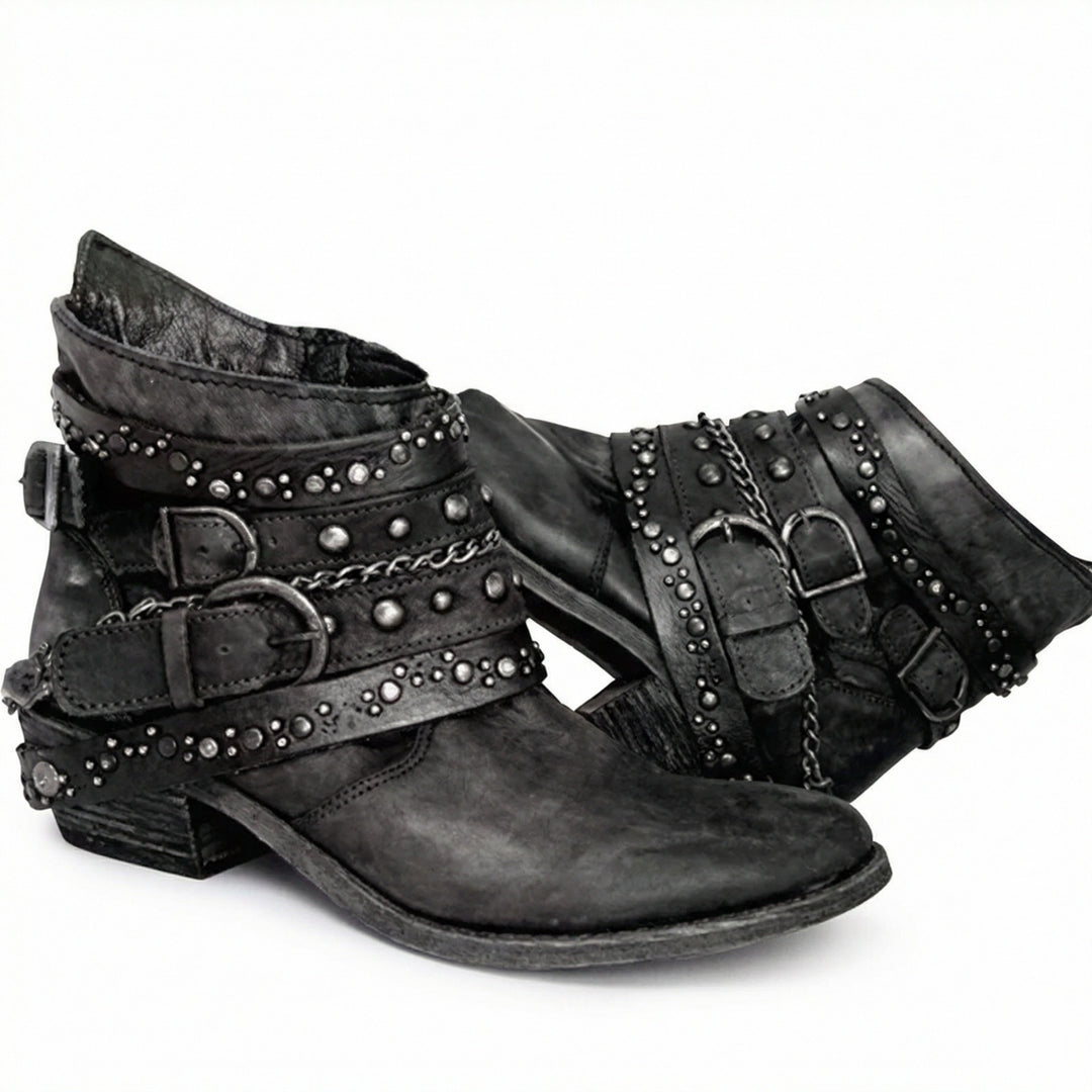 EBMode | Vintage-Kettenstiefel