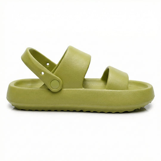 EB | Orthopädische Sandalen Comfort Plus Pantoletten mit Doppelriemen Gepolsterte, Lässige Slip-On-Sandalen