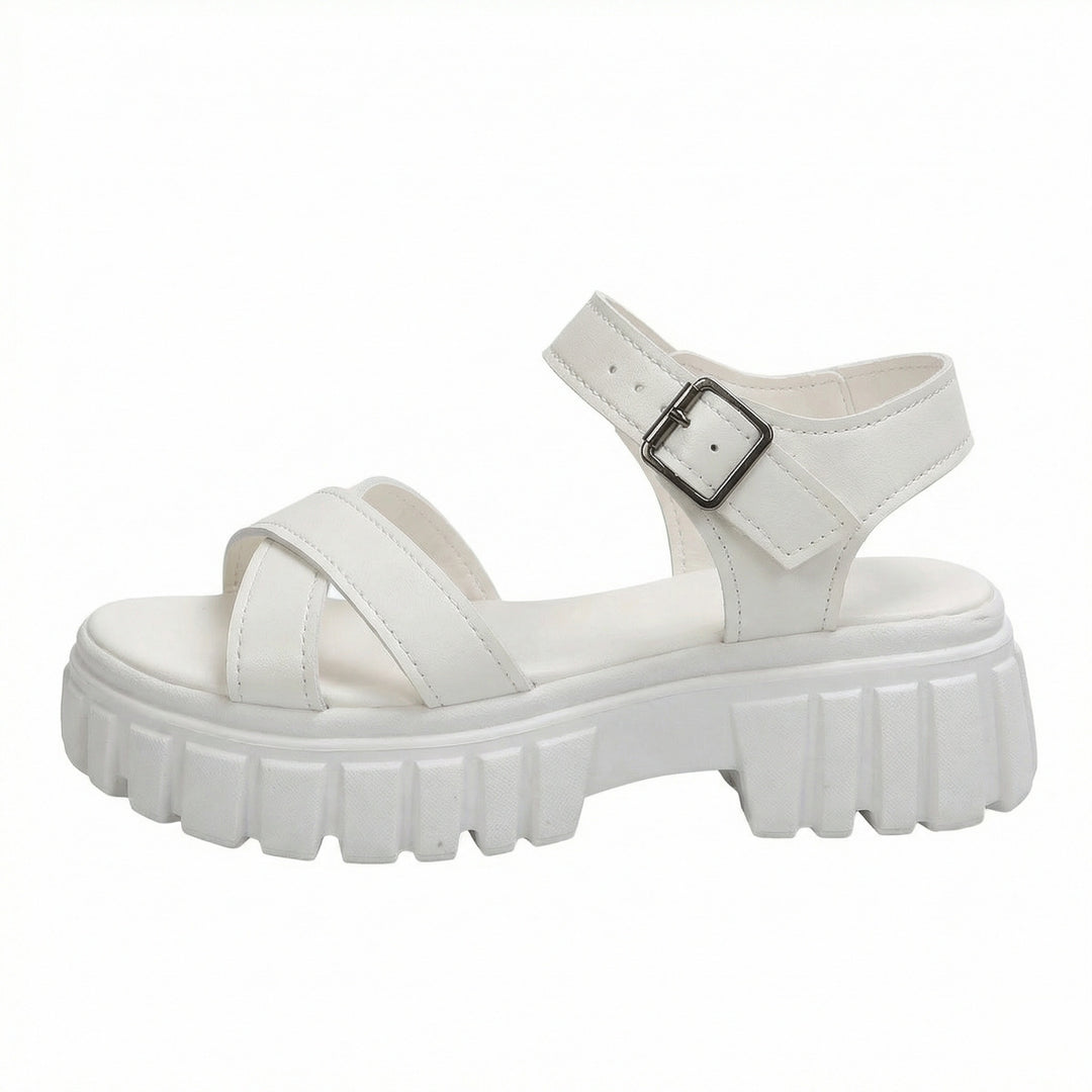 EB | Einfarbige Freizeitsandalen