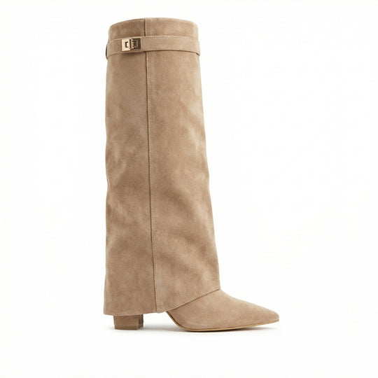 Wildlederstiefel Für Damen EB