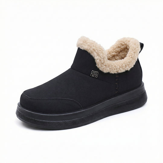 Damen Lammfell gefütterte Winterstiefel EB