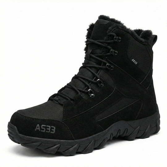 Herren wetterfeste Winterstiefel mit isolierender Fütterung und rutschfester Sohle EB