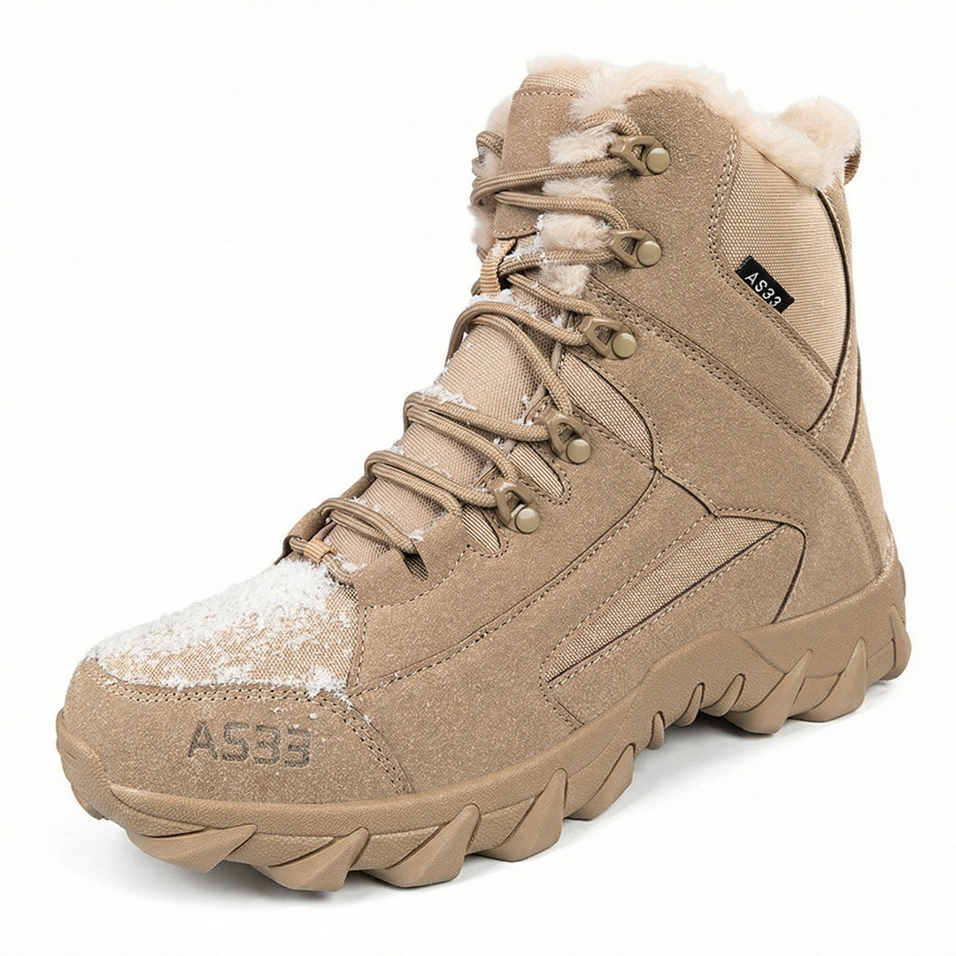 Herren wetterfeste Winterstiefel mit isolierender Fütterung und rutschfester Sohle EB