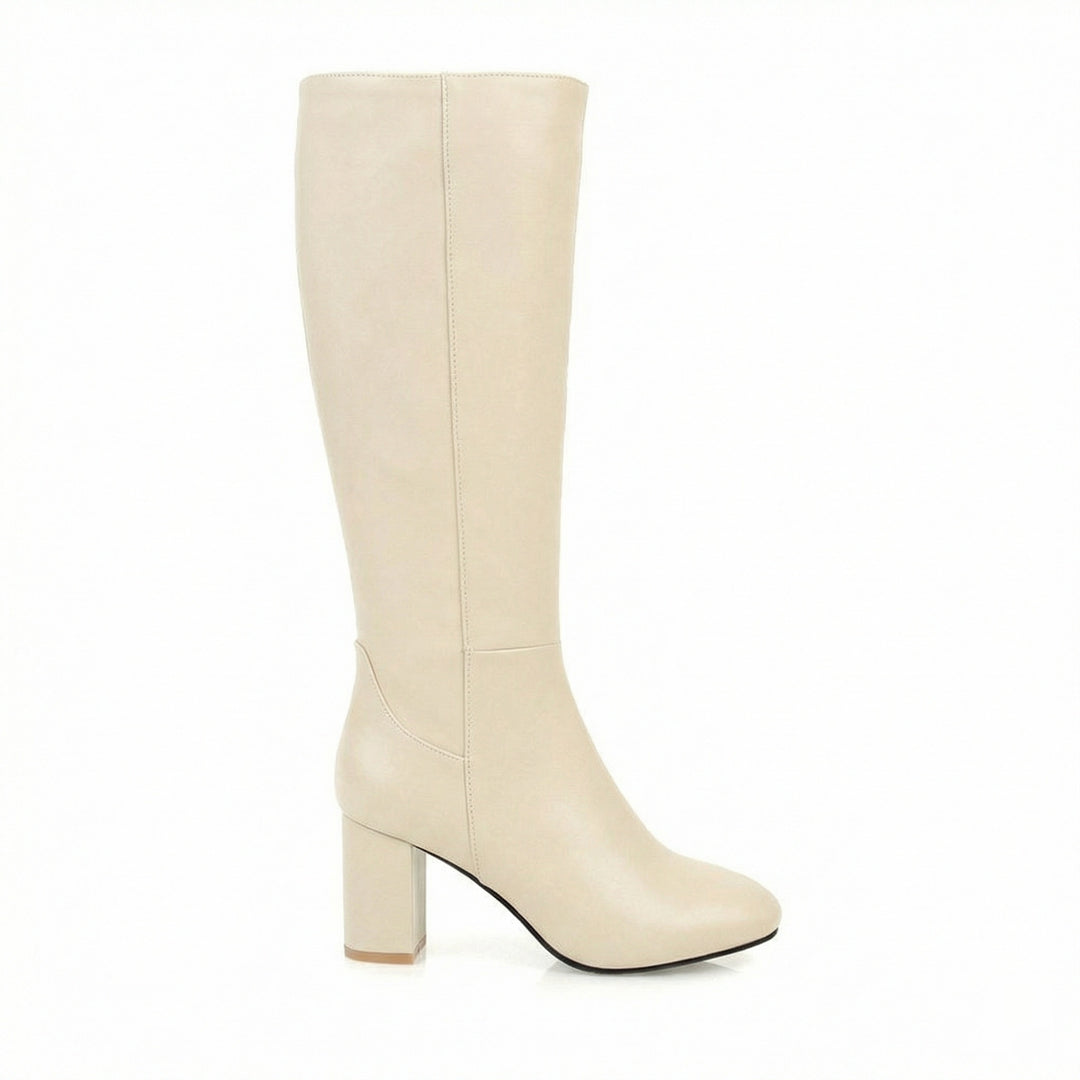 Warme Bequeme Lange Damen Schick Modische Stilvolle Stiefel EB