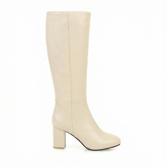 Warme Bequeme Lange Damen Schick Modische Stilvolle Stiefel EB