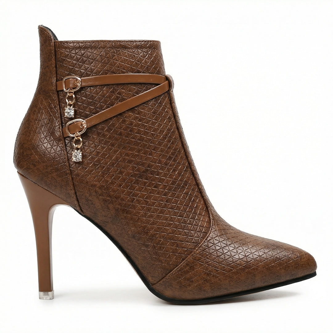 Modische Spitze Stiefeletten für Damen EB