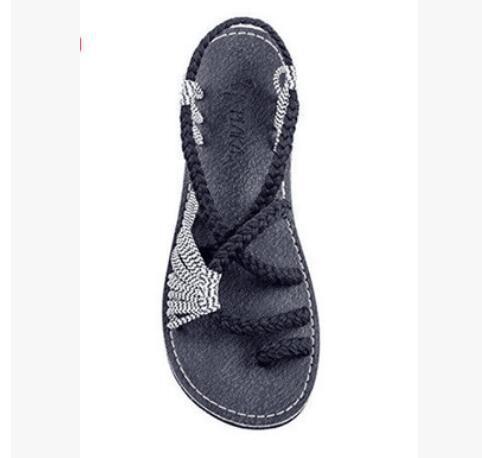 EB | Seil Knoten Fußflachsandalen