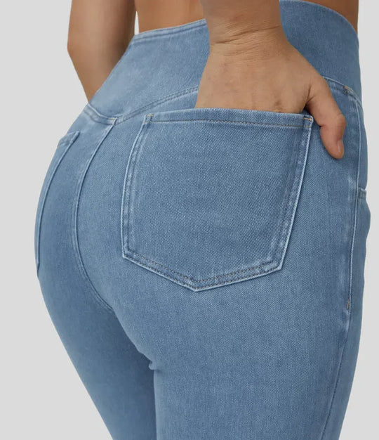 EB | Hoch Taillierte, Ausgestellte Jeans