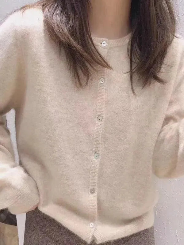 EB | Geschichteter Damen Strickjacke Pullover