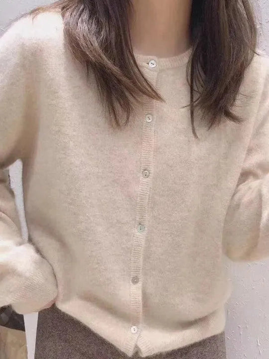 EB | Geschichteter Damen Strickjacke Pullover