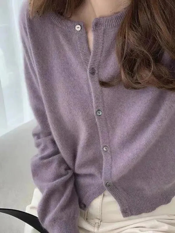 EB | Geschichteter Damen Strickjacke Pullover