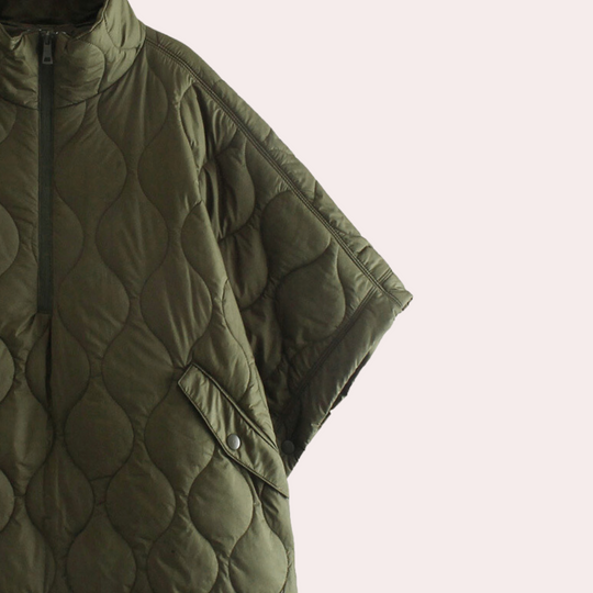 EB | Leichte wattierte Herbstjacke mit kurzen Ärmeln für Damen