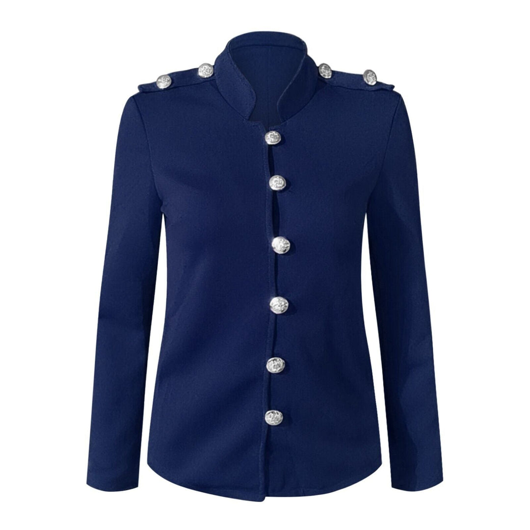 EB | Damen Knopf-Front Militärstil Jacke