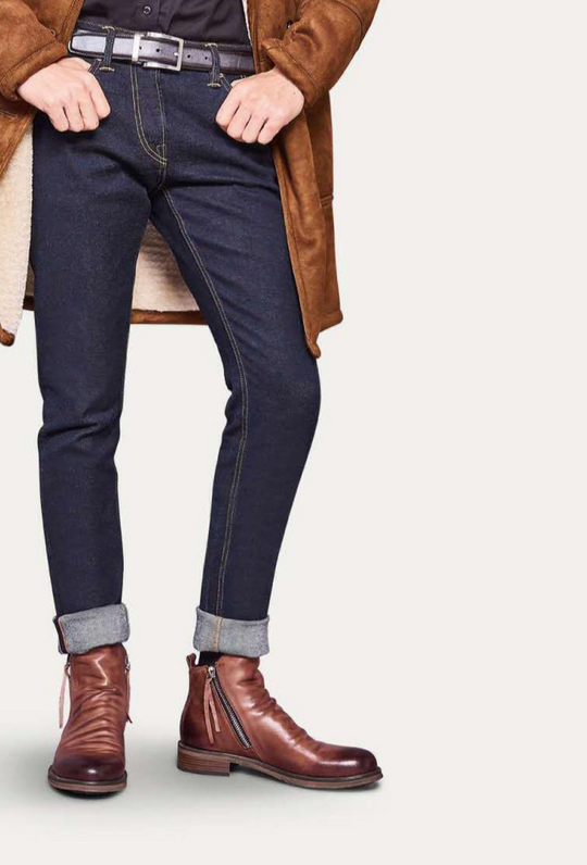 EB | Lederstiefel mit Glattem Finish