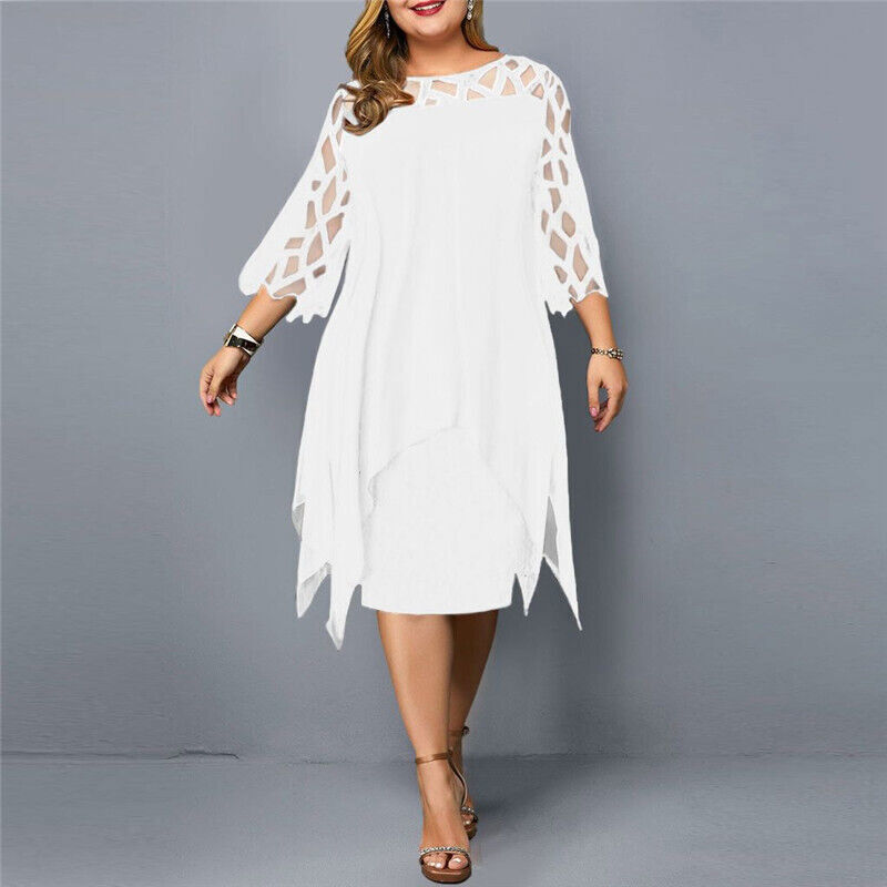 EB | Midi-Kleid In Übergröße für Modische Looks