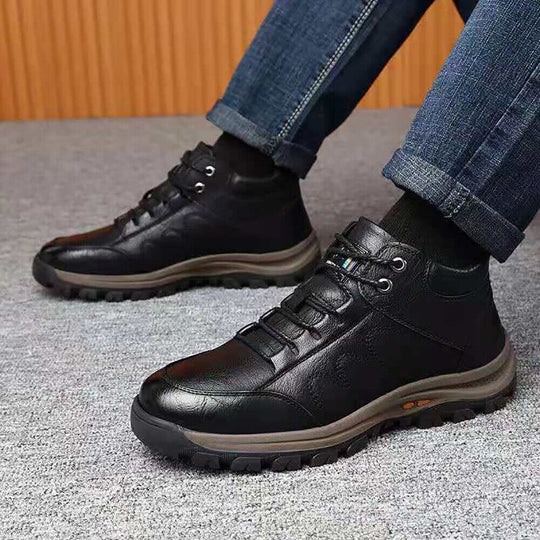 Warme Winterschuhe aus Leder EB