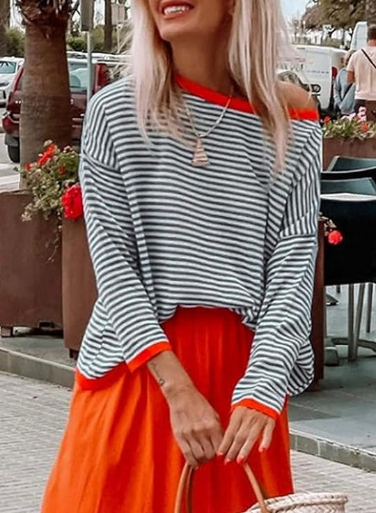 EB | Gestreiftes Sweatshirt