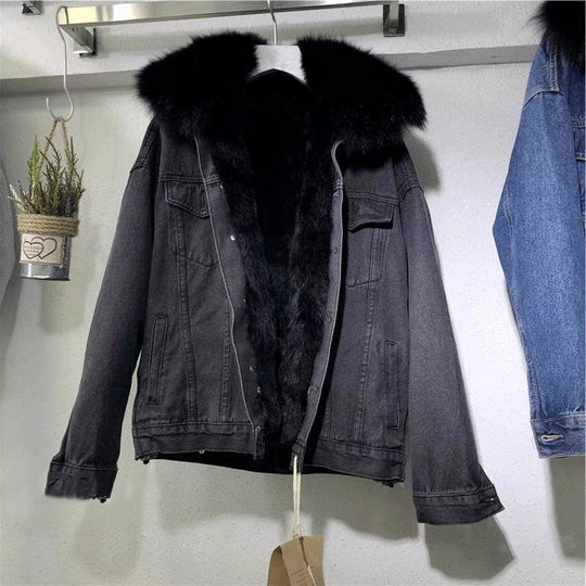 EB | Gefütterte Jeansjacke - Lässig & Trendy