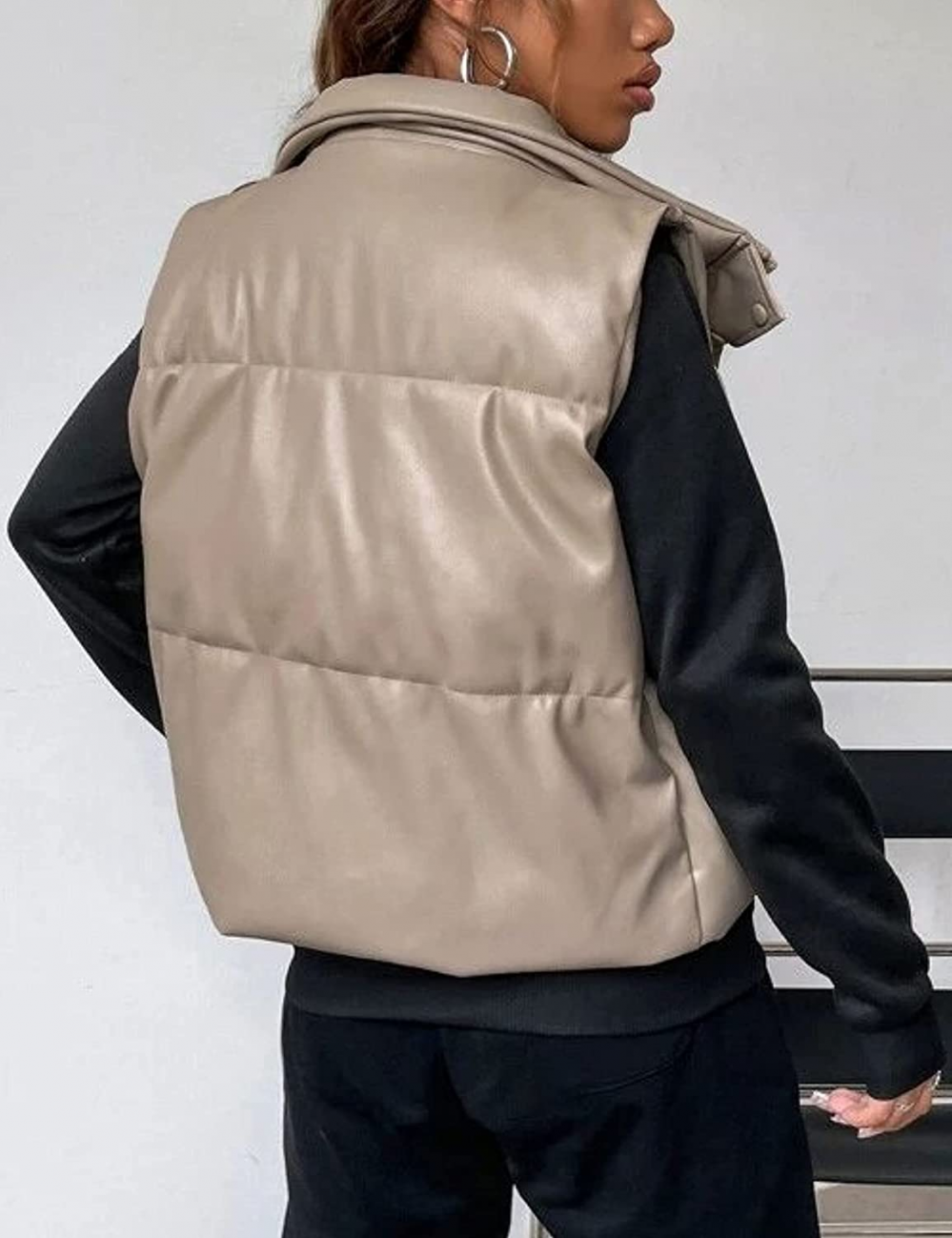 EB | Leder Weste Kurz & Stylisch