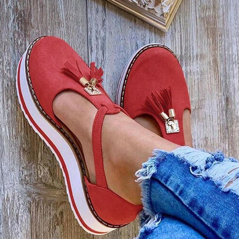 Quasten Loafer Sandalen EB