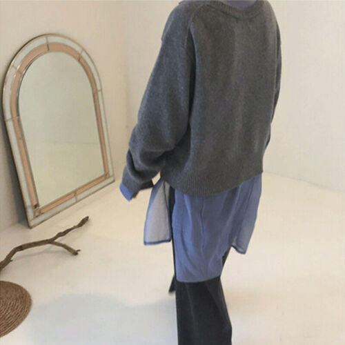 EB | Cardigan - Damen Herbst Weicher Cashmere Wickelcardigan