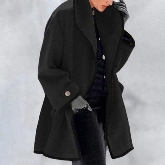 EB | Eleganter Damen Winter Trenchcoat Mit Doppelknöpfen | Ideal Für Herbst & Winter