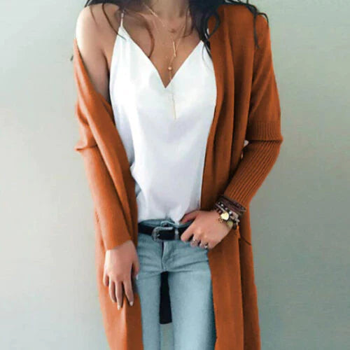 EB | Weicher Langer Cardigan