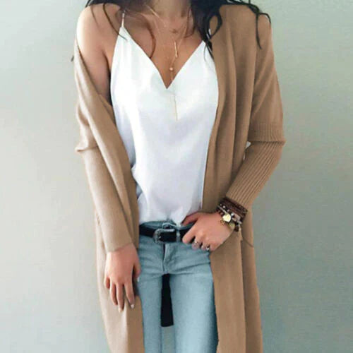 EB | Weicher Langer Cardigan