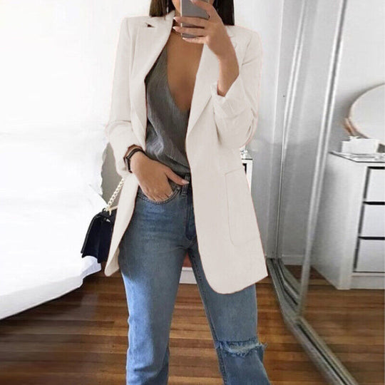 EB | Elegante Jacke mit Taschen für Frauen