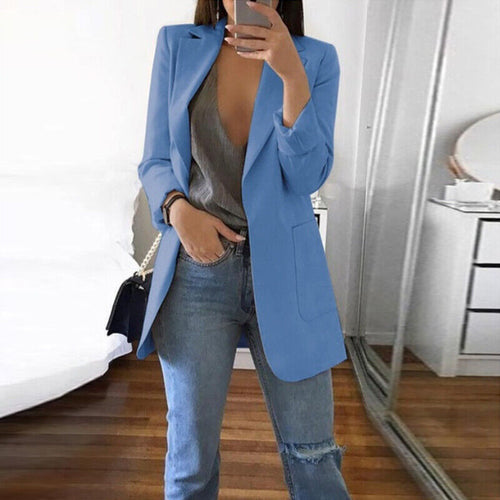 EB | Elegante Jacke mit Taschen für Frauen