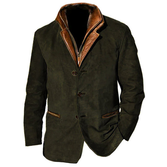EB | Vintage Vegan-lederjacke für Herren