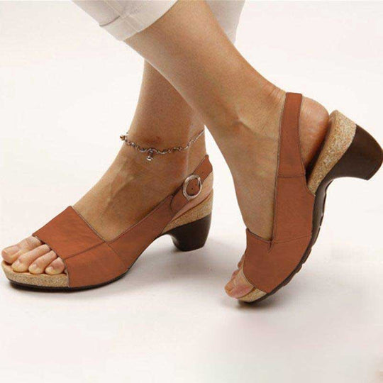 EB | Orthopädische Sandalen mit Absatz Stilvoller Komfort und Unterstützung