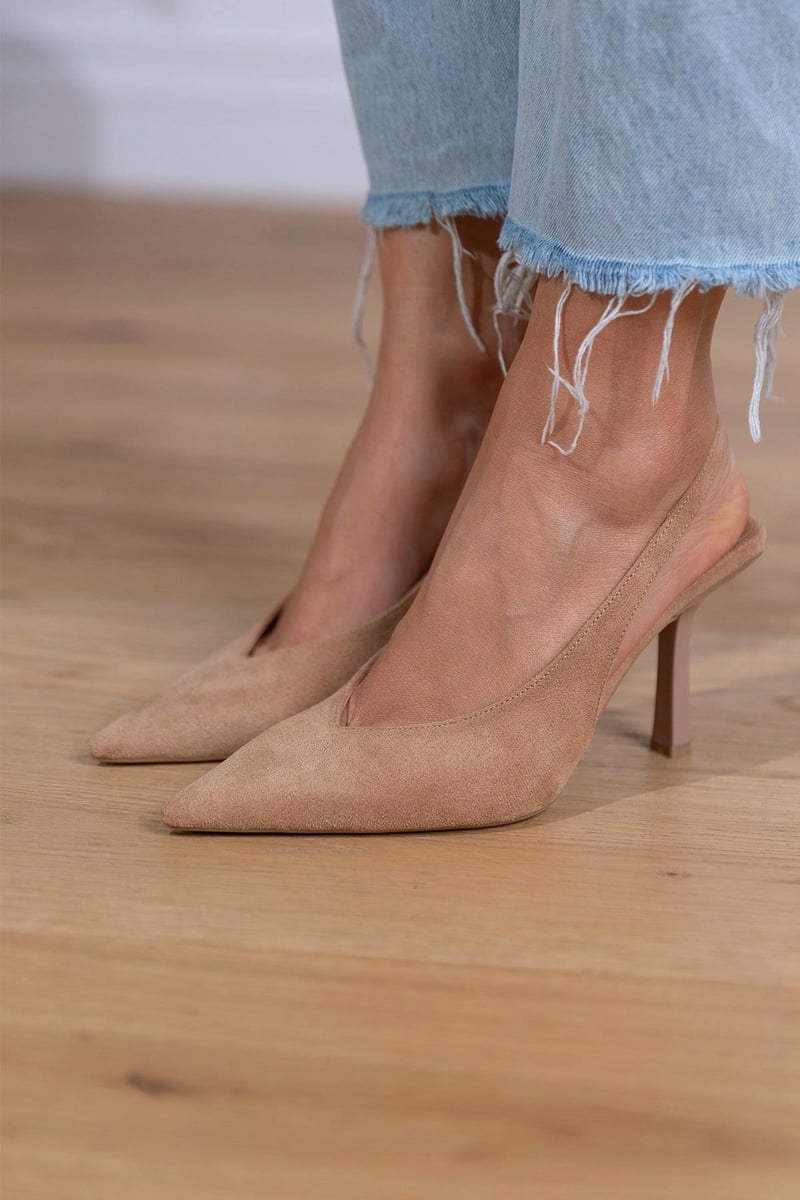 modische Damen-Slingback-Schuhe EB EB