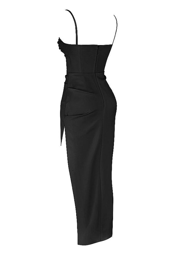 EB | Plissiertes Korsett Midikleid