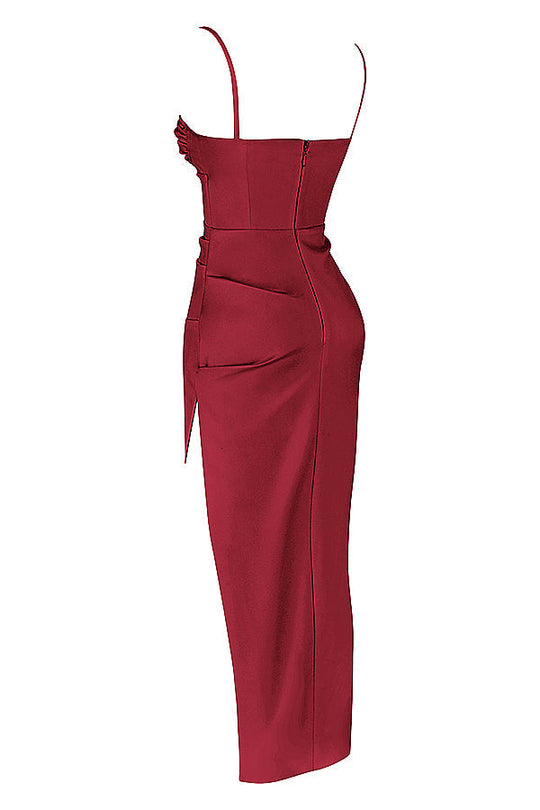 EB | Plissiertes Korsett Midikleid