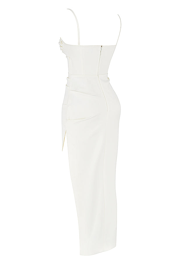 EB | Plissiertes Korsett Midikleid