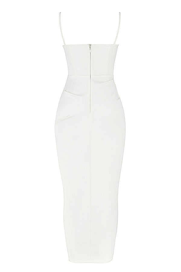 EB | Plissiertes Korsett Midikleid