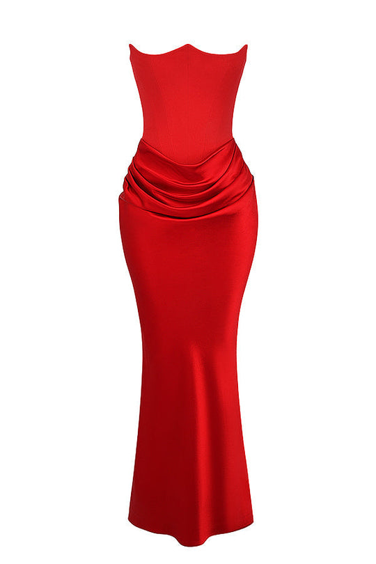 EB | Elegante Strapless Korsettkleid