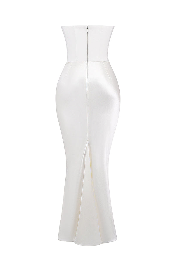 EB | Trägerloses Korsett Maxi Kleid