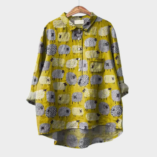 EB | Schicke Bluse mit Knopfleiste Vorne