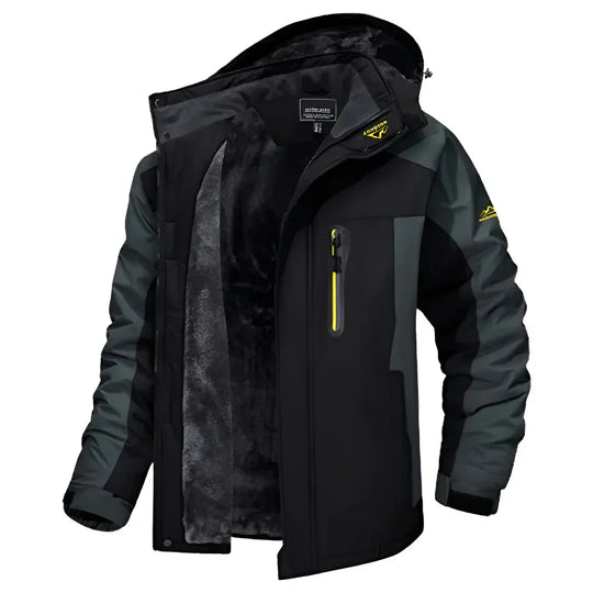 EB | Wasserdicht gefütterte Herrenjacke mit Kapuze