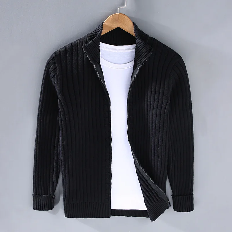 EB | Rollkragenstrickjacke für Männer