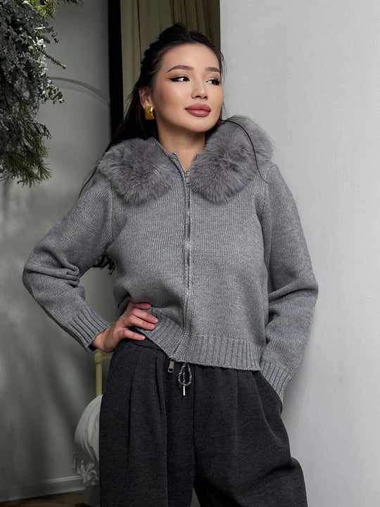 EB | Faux-Fur-Jacke