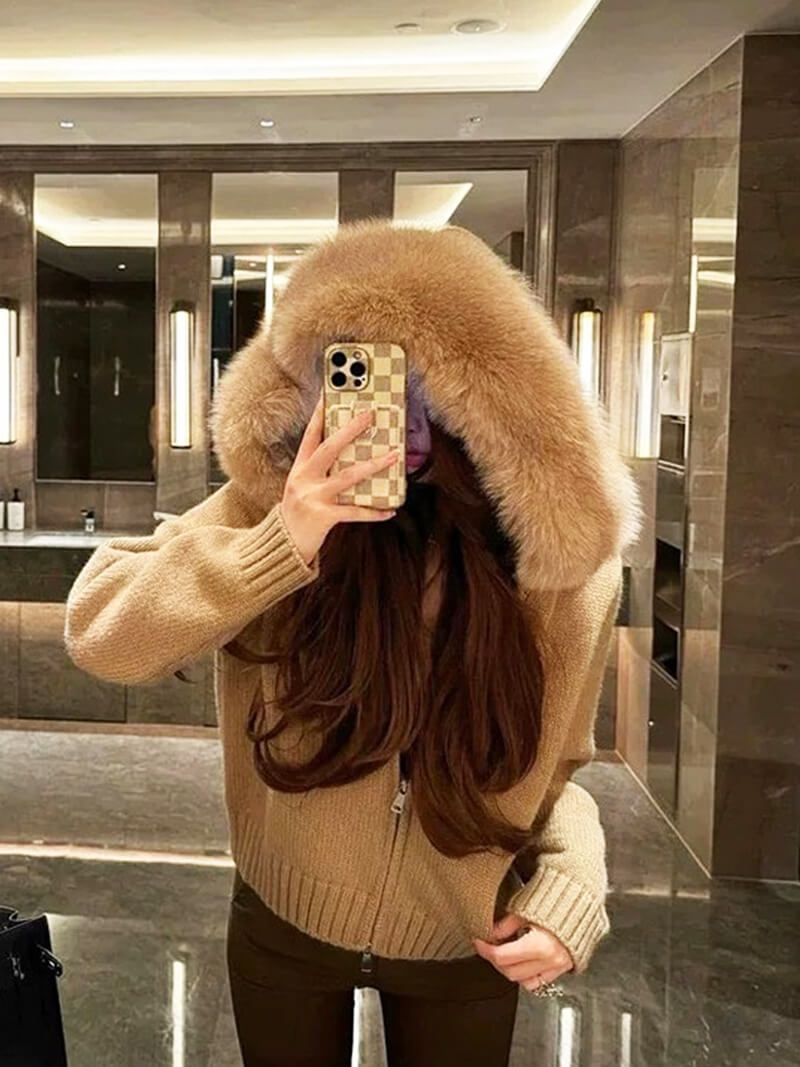 EB | Faux-Fur-Jacke