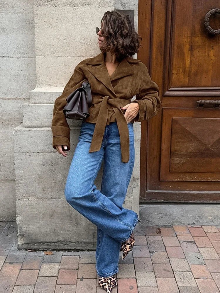 EB | Retro Wildlederjacke