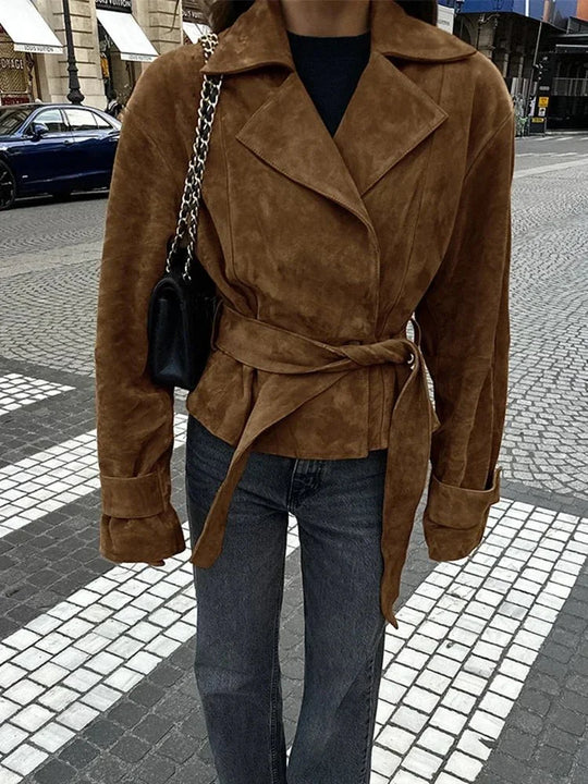 EB | Retro Wildlederjacke