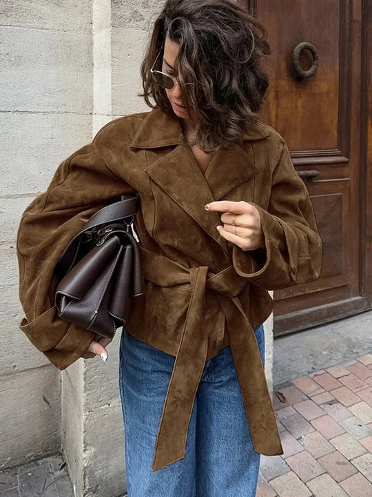 EB | Retro Wildlederjacke